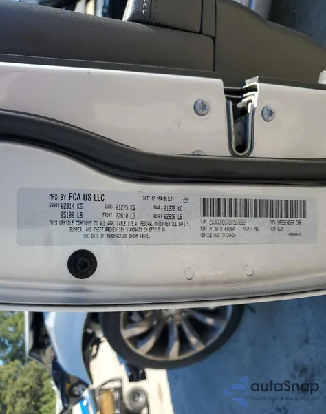 2020 Chrysler 300 Limited z USA, uszkodzony, nr VIN 2C3CCAEG7LH127882